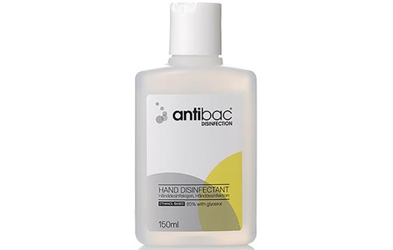 766286 Antibac 601636 H&#229;nddesinfeksjon ANTIBAC 85% 150ml Antibac i 150 ml flaske